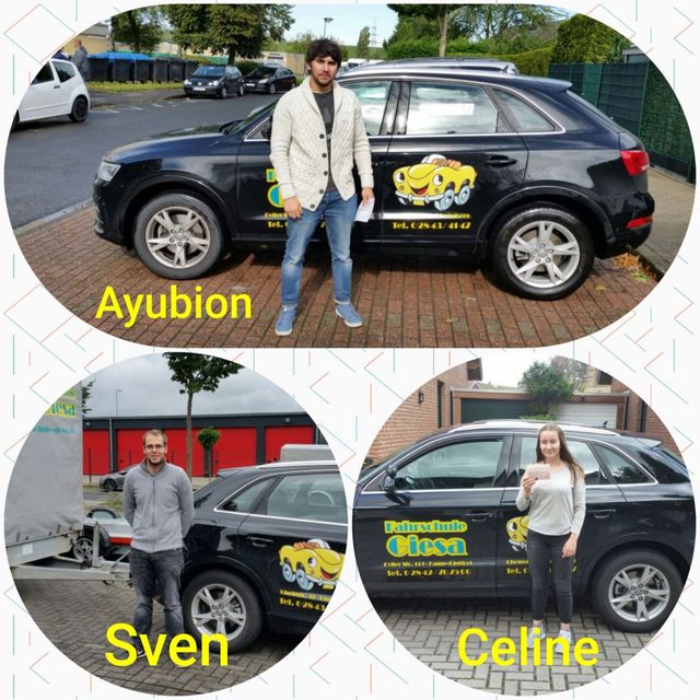Führerscheinneulinge Ayubion, Sven & Celine